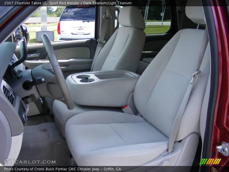 Sport Red Metallic / Dark Titanium/Light Titanium 2007 Chevrolet Tahoe LS