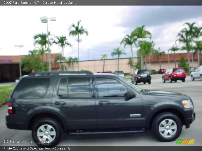 Carbon Metallic / Stone 2007 Ford Explorer XLT