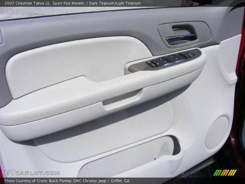 Sport Red Metallic / Dark Titanium/Light Titanium 2007 Chevrolet Tahoe LS