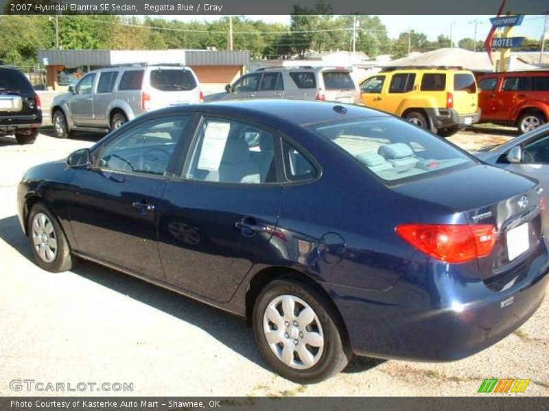 Regatta Blue / Gray 2007 Hyundai Elantra SE Sedan