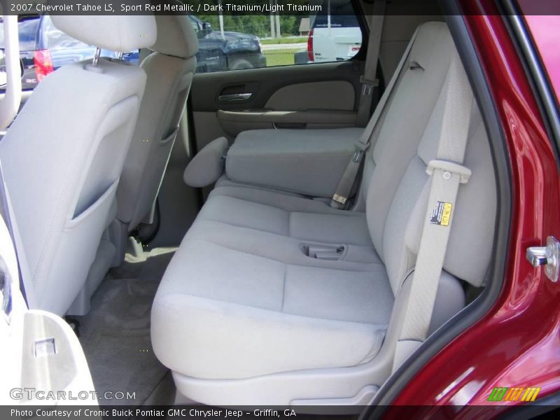 Sport Red Metallic / Dark Titanium/Light Titanium 2007 Chevrolet Tahoe LS