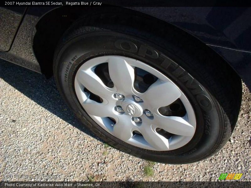 Regatta Blue / Gray 2007 Hyundai Elantra SE Sedan