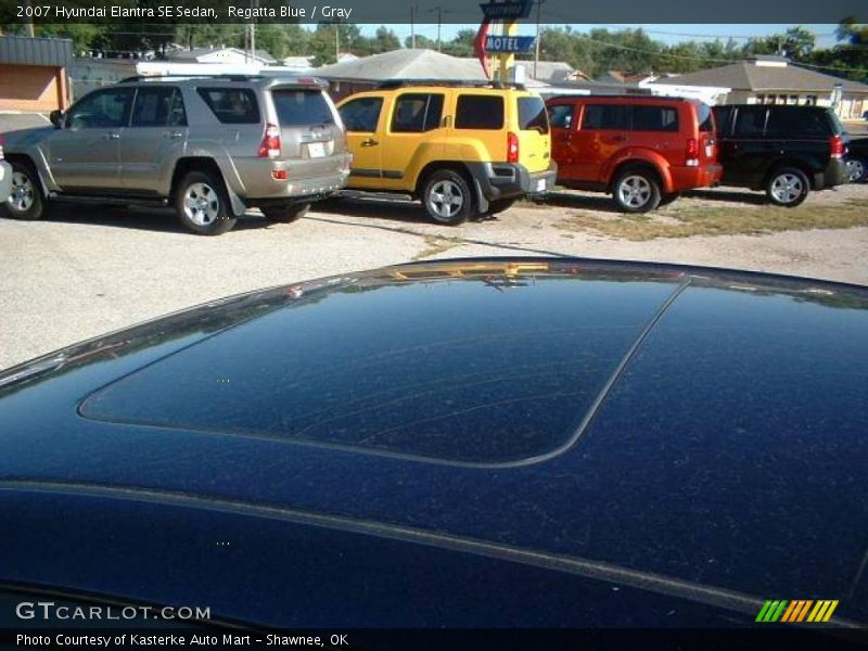 Regatta Blue / Gray 2007 Hyundai Elantra SE Sedan