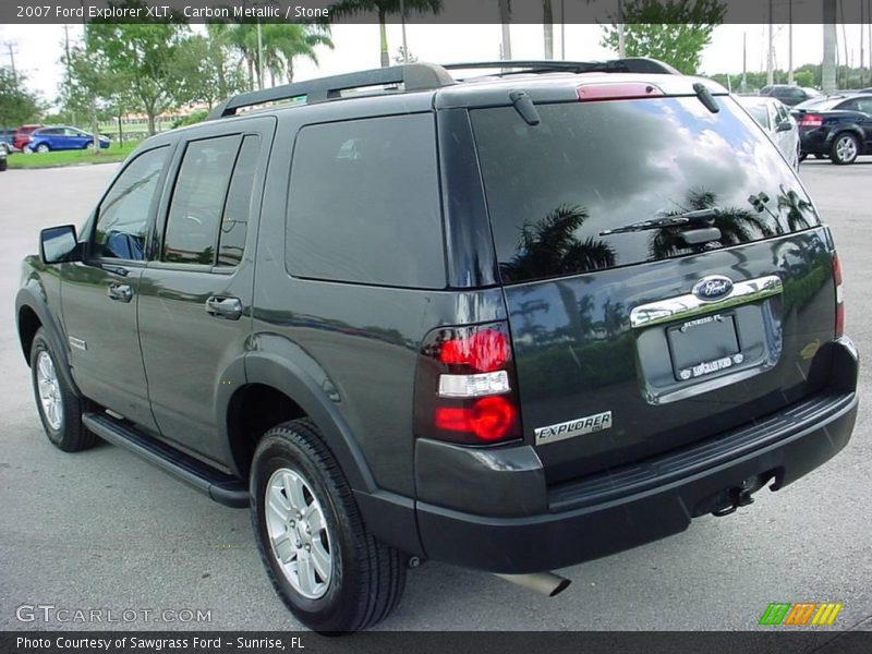 Carbon Metallic / Stone 2007 Ford Explorer XLT
