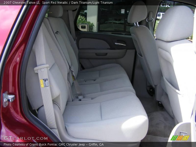 Sport Red Metallic / Dark Titanium/Light Titanium 2007 Chevrolet Tahoe LS