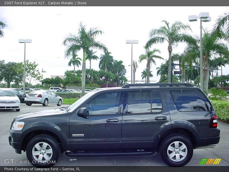 Carbon Metallic / Stone 2007 Ford Explorer XLT