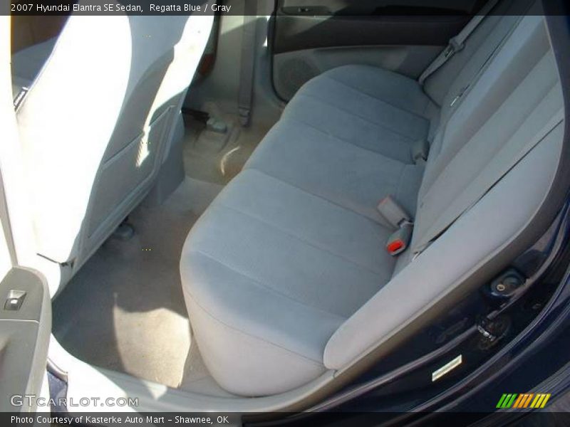 Regatta Blue / Gray 2007 Hyundai Elantra SE Sedan