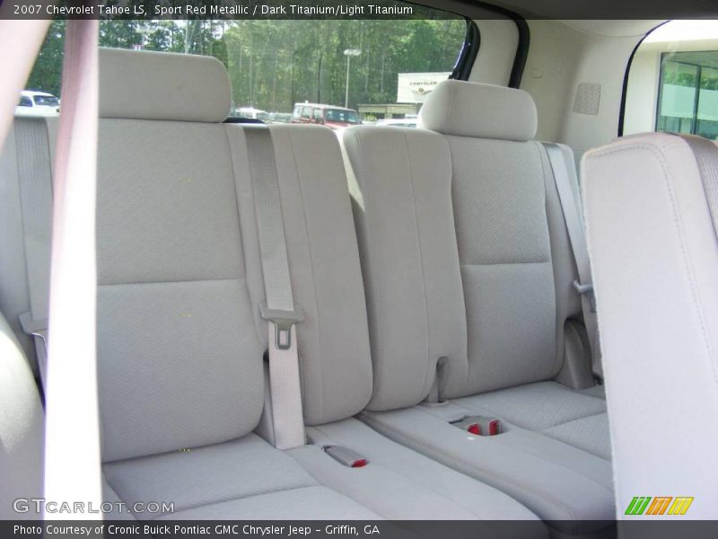 Sport Red Metallic / Dark Titanium/Light Titanium 2007 Chevrolet Tahoe LS