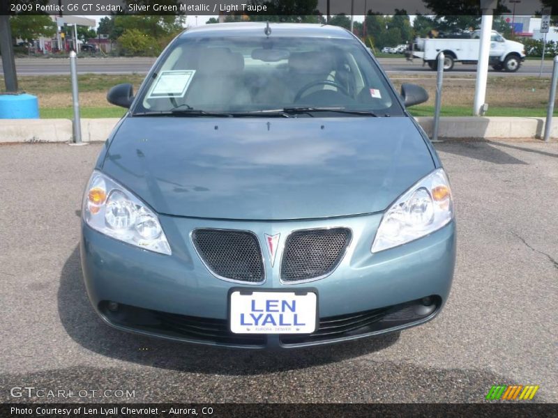 Silver Green Metallic / Light Taupe 2009 Pontiac G6 GT Sedan