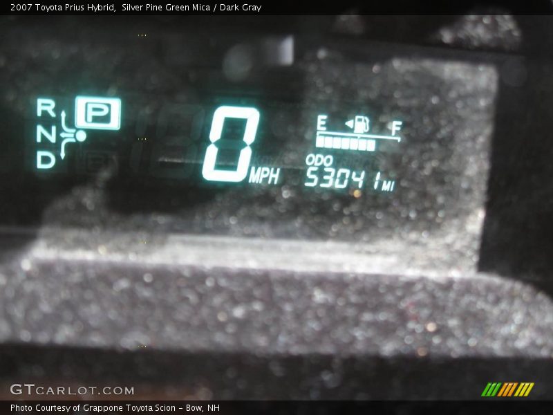 Silver Pine Green Mica / Dark Gray 2007 Toyota Prius Hybrid