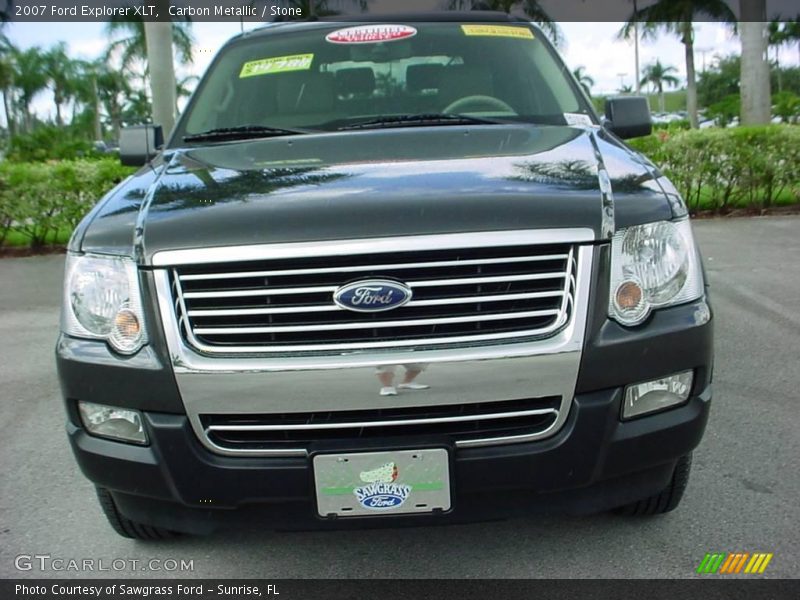 Carbon Metallic / Stone 2007 Ford Explorer XLT