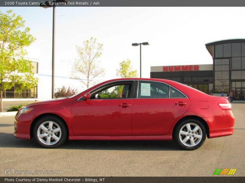 Barcelona Red Metallic / Ash 2008 Toyota Camry SE
