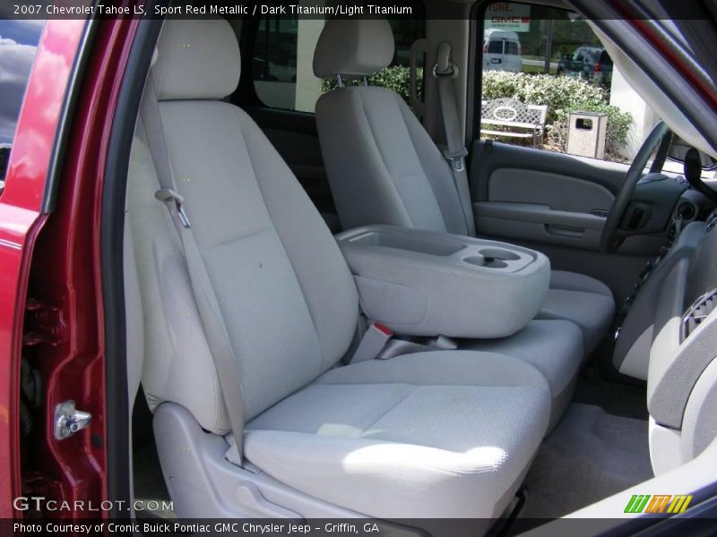Sport Red Metallic / Dark Titanium/Light Titanium 2007 Chevrolet Tahoe LS