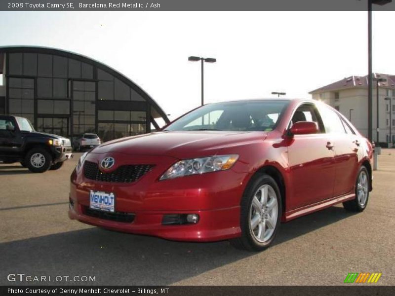 Barcelona Red Metallic / Ash 2008 Toyota Camry SE