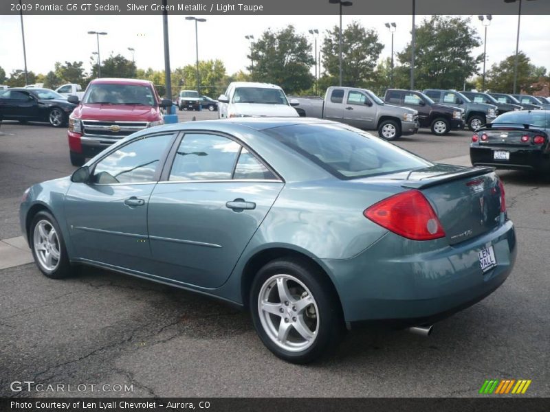 Silver Green Metallic / Light Taupe 2009 Pontiac G6 GT Sedan