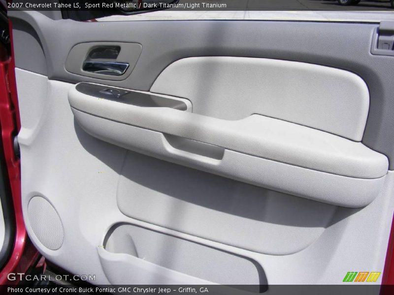 Sport Red Metallic / Dark Titanium/Light Titanium 2007 Chevrolet Tahoe LS