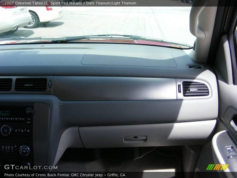 Sport Red Metallic / Dark Titanium/Light Titanium 2007 Chevrolet Tahoe LS