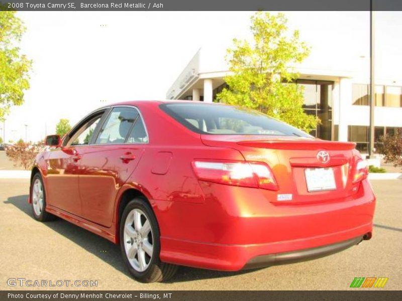 Barcelona Red Metallic / Ash 2008 Toyota Camry SE