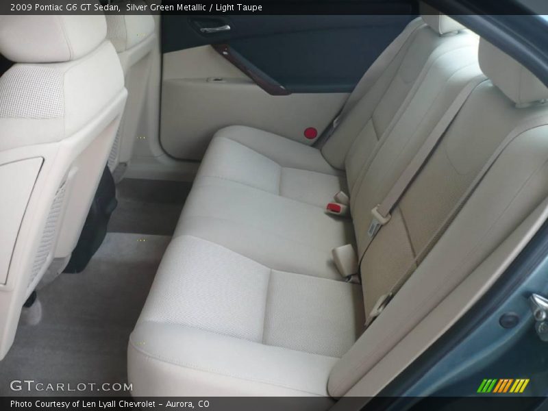 Silver Green Metallic / Light Taupe 2009 Pontiac G6 GT Sedan