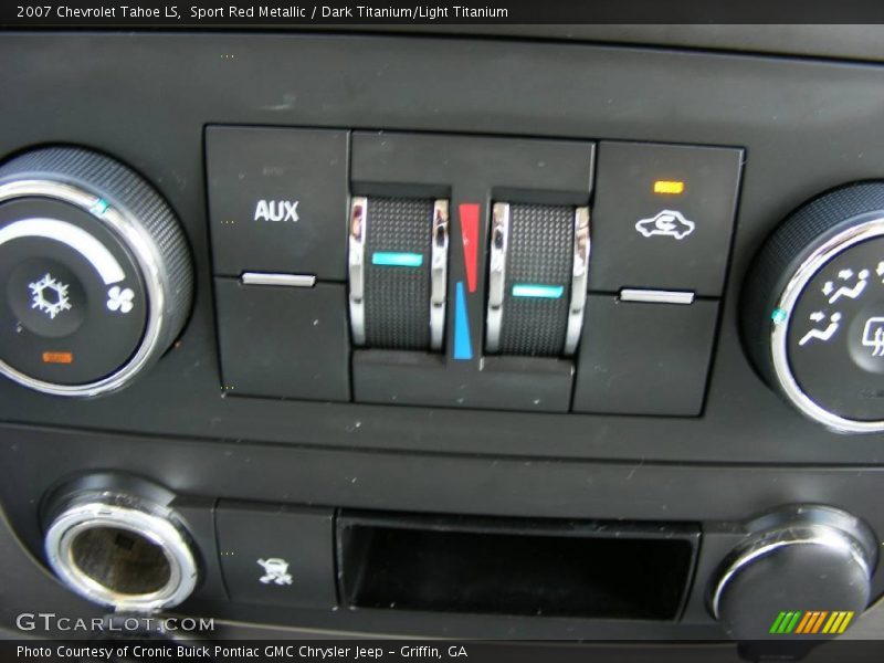 Sport Red Metallic / Dark Titanium/Light Titanium 2007 Chevrolet Tahoe LS