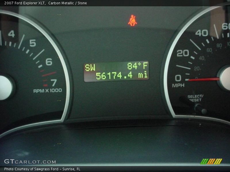 Carbon Metallic / Stone 2007 Ford Explorer XLT