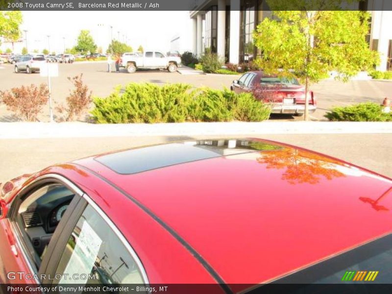 Barcelona Red Metallic / Ash 2008 Toyota Camry SE