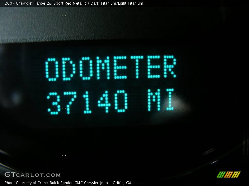 Sport Red Metallic / Dark Titanium/Light Titanium 2007 Chevrolet Tahoe LS