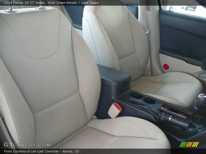Silver Green Metallic / Light Taupe 2009 Pontiac G6 GT Sedan
