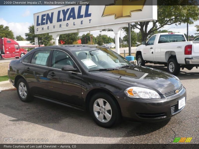 Mocha Bronze Metallic / Ebony 2009 Chevrolet Impala LT