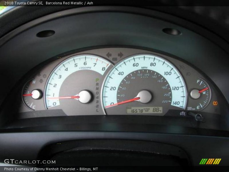 Barcelona Red Metallic / Ash 2008 Toyota Camry SE
