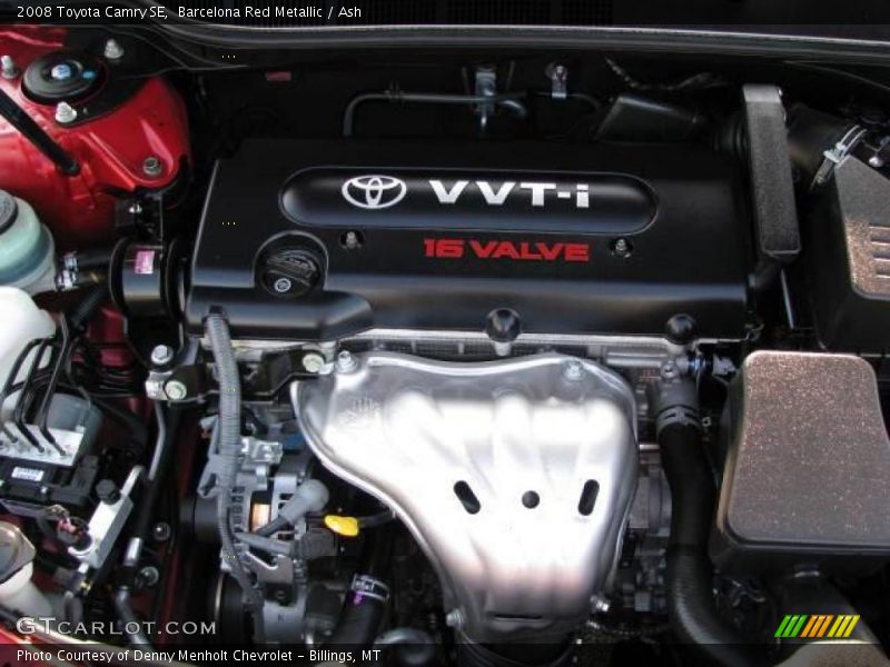 Barcelona Red Metallic / Ash 2008 Toyota Camry SE