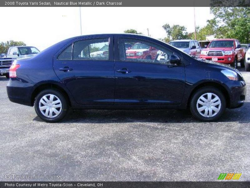 Nautical Blue Metallic / Dark Charcoal 2008 Toyota Yaris Sedan