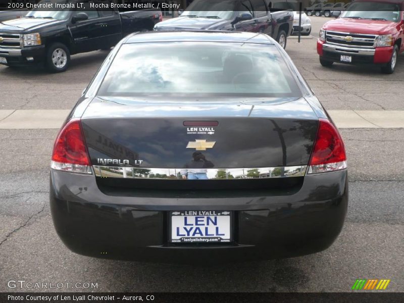 Mocha Bronze Metallic / Ebony 2009 Chevrolet Impala LT
