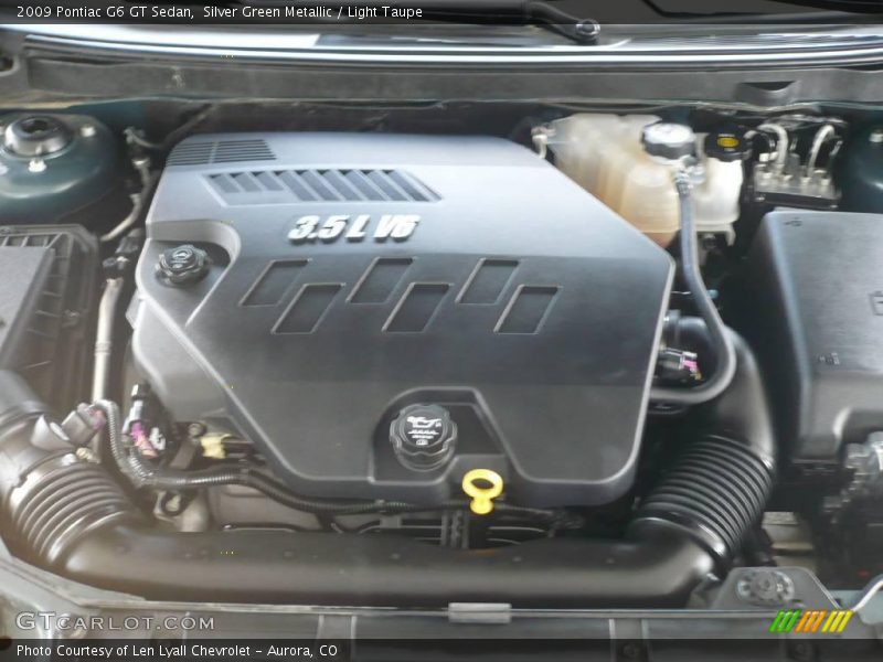Silver Green Metallic / Light Taupe 2009 Pontiac G6 GT Sedan