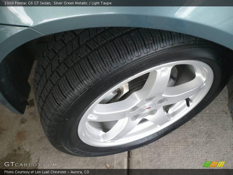 Silver Green Metallic / Light Taupe 2009 Pontiac G6 GT Sedan