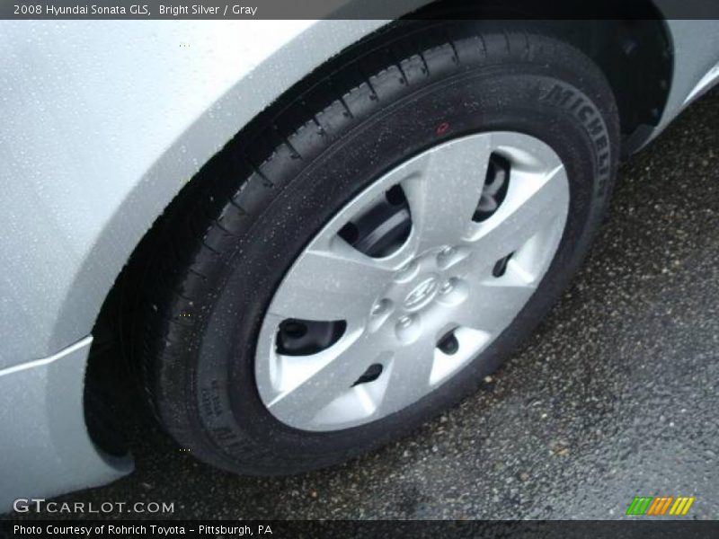 Bright Silver / Gray 2008 Hyundai Sonata GLS