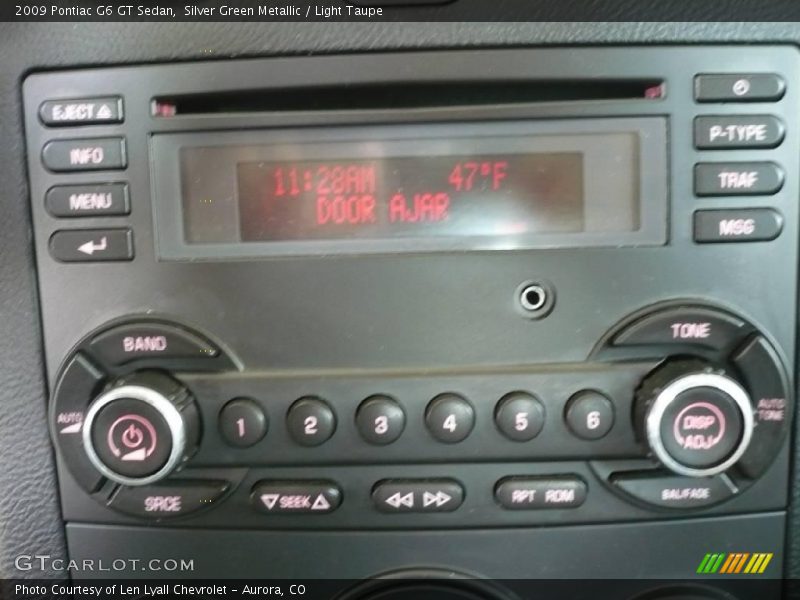 Silver Green Metallic / Light Taupe 2009 Pontiac G6 GT Sedan