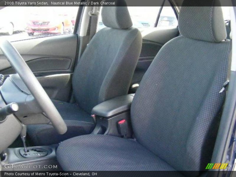 Nautical Blue Metallic / Dark Charcoal 2008 Toyota Yaris Sedan