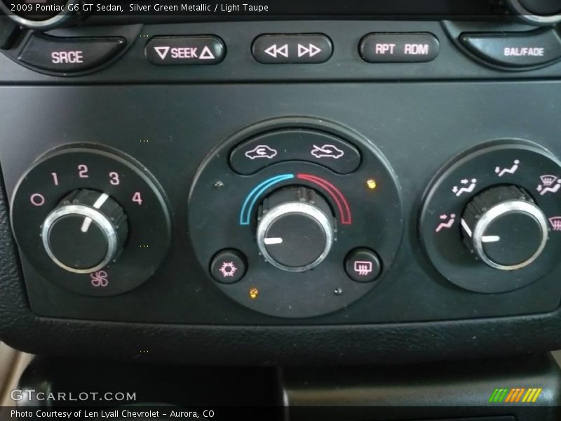 Silver Green Metallic / Light Taupe 2009 Pontiac G6 GT Sedan