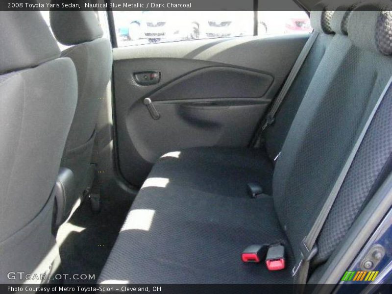 Nautical Blue Metallic / Dark Charcoal 2008 Toyota Yaris Sedan
