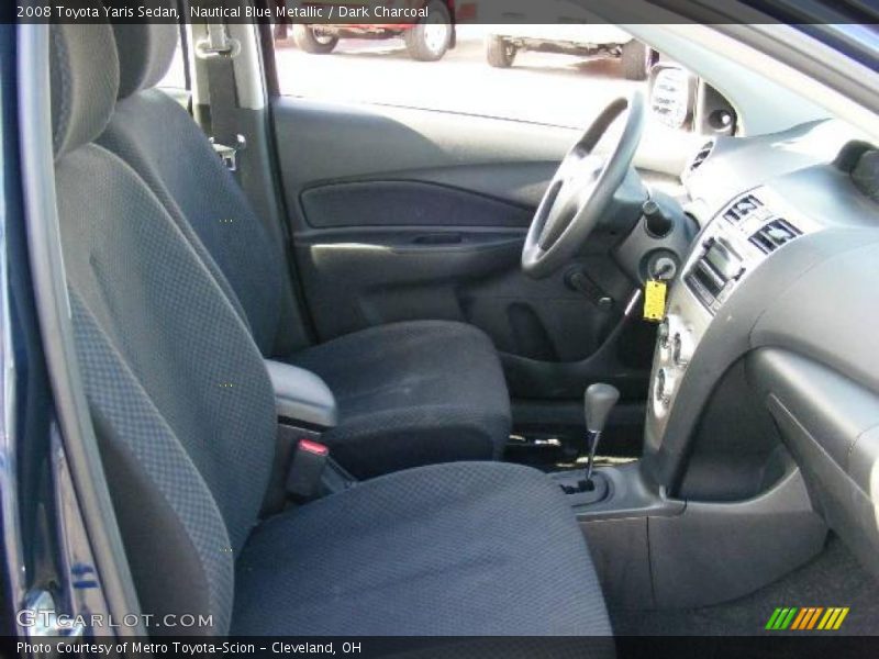 Nautical Blue Metallic / Dark Charcoal 2008 Toyota Yaris Sedan