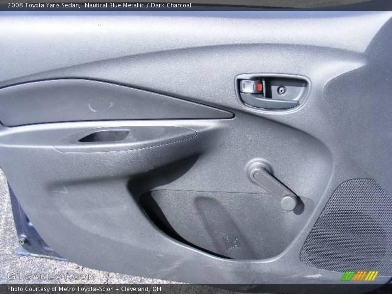 Nautical Blue Metallic / Dark Charcoal 2008 Toyota Yaris Sedan