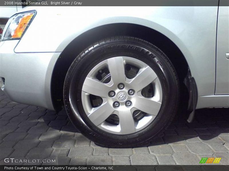 Bright Silver / Gray 2008 Hyundai Sonata GLS