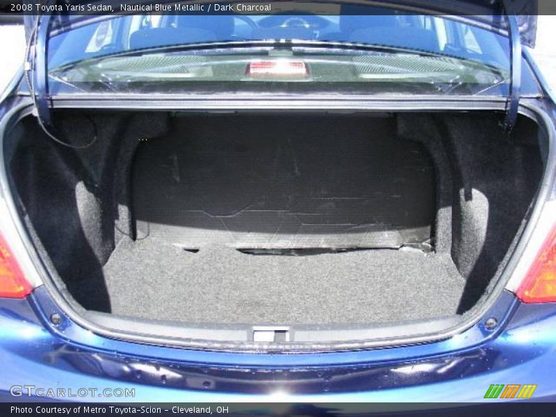 Nautical Blue Metallic / Dark Charcoal 2008 Toyota Yaris Sedan