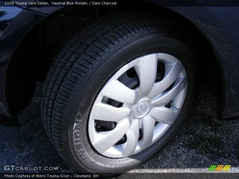 Nautical Blue Metallic / Dark Charcoal 2008 Toyota Yaris Sedan