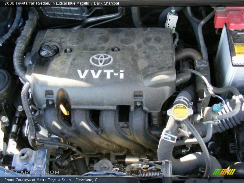 Nautical Blue Metallic / Dark Charcoal 2008 Toyota Yaris Sedan