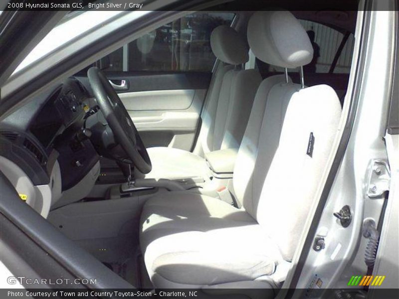 Bright Silver / Gray 2008 Hyundai Sonata GLS