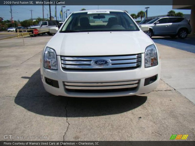 White Suede / Camel 2009 Ford Fusion SE