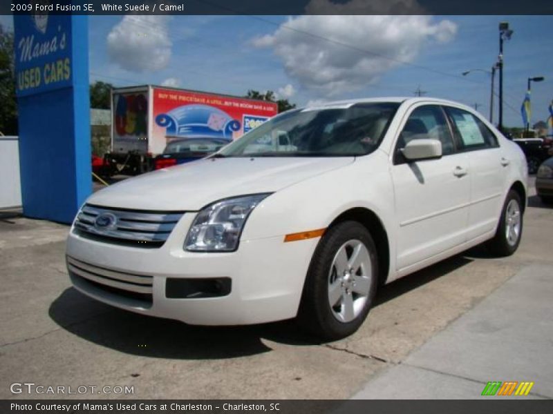 White Suede / Camel 2009 Ford Fusion SE