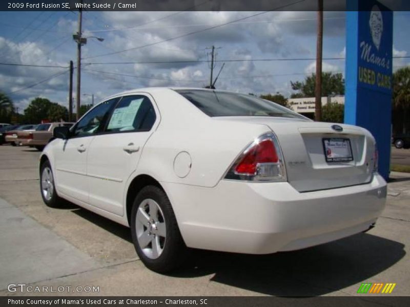 White Suede / Camel 2009 Ford Fusion SE